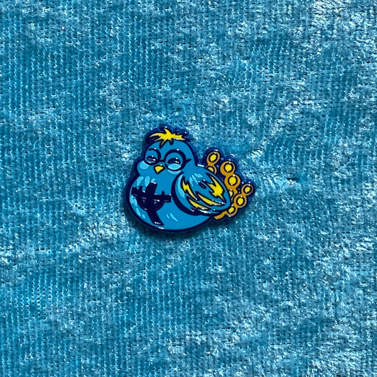 Blue Birb Pin